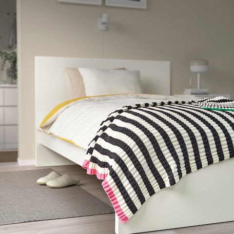 Throw Black/White 130X170 Cm/20 Pack
