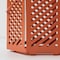 Lantern For Tealight Brown-Orange 12 Cm
