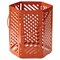 Lantern For Tealight Brown-Orange 12 Cm