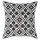 Cushion Cover Black/White 50X50 Cm