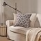 Cushion Cover Black/White 50X50 Cm