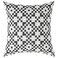 Cushion Cover Black/White 50X50 Cm