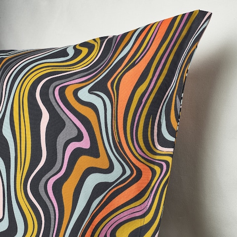 Cushion Cover Dark Blue/Multicolour 40X58 Cm