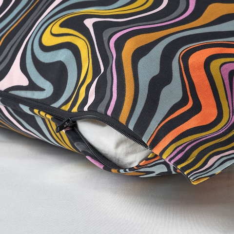 Cushion Cover Dark Blue/Multicolour 40X58 Cm
