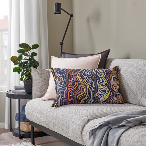 Cushion Cover Dark Blue/Multicolour 40X58 Cm