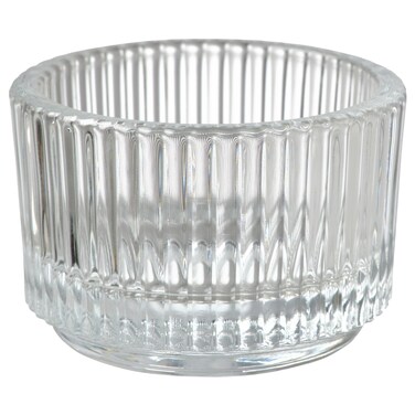 Tealight Holder Clear Glass 3.5 Cm