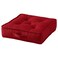 Floor Cushion Red 45X45X10 Cm