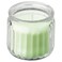 Scented Candle In Glass Apple/Light Green 12 Hr