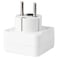 Eu Travel Adapter Earthed/White