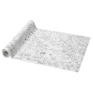 Colouring Paper Roll Enchanted Forest 10 M