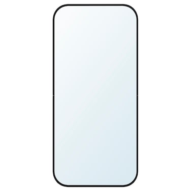 Mirror Black 28X60cm