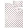 Duvet Cover And Pillowcase Heart Pattern/White Red 150X200/50X80cm