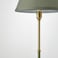 Floor Lamp Brass/Green-Grey