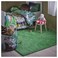 Rug High Pile Green 133X160cm