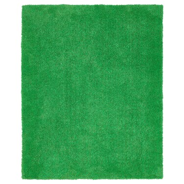 Rug High Pile Green 133X160cm