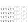 Curtain Hook Withclip 24 Pack
