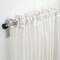 Curtain Rod Silver-Colour 120-210cm
