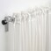 Curtain Rod Silver-Colour 120-210cm