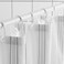 Shower Curtain White/Grey 180X200cm