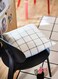 Cushion Cover Off-White/Black 50X50cm