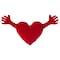 Cushion Famnig Hjarta Cushion Spreads Love Wherever It Goes Red 40X101cm