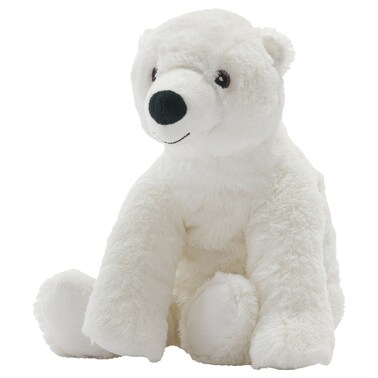 Soft Toy White Polar Bear 29cm