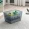 Mesh Storage Box Grey-Blue 42X30X23cm