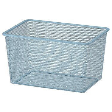Mesh Storage Box Grey-Blue 42X30X23cm