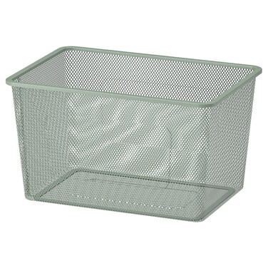 Mesh Storage Box Light Green-Grey 42X30X23cm