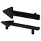 Handle Black/Arrow 141mm