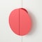 Handle Light Red/Half-Round 130mm