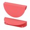 Handle Light Red/Half-Round 130mm