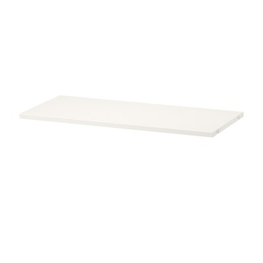 Shelf Easy To Click Onto Or Remove From The Brackets White 80X40cm