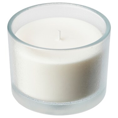 Scented Candle In Glass Scandinavian Woods/White 50 Hr