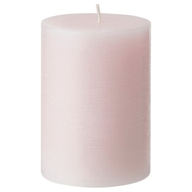 Scented Pillar Candle Jasmine/Pink 30 Hr