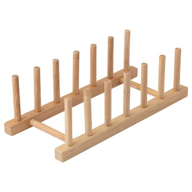 Plate Holder Made Of Bamboo Which Is An Easy Care
