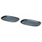 Plate Use Gladelig Plate As A Beautiful EyeCatcher Blue 20X13cm
