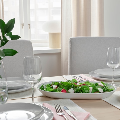 Serving Plate White 36X22cm