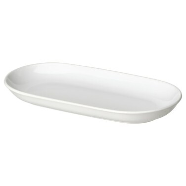 Serving Plate White 36X22cm