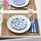 Side Plate Patterned/Blue 18cm