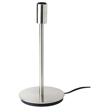 Table Lamp Base Nickel-Plated 30cm