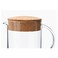Jug With Lidclear Glass/Cork 1.5 L