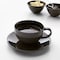 Teacup With Saucer Dark Grey 26cl