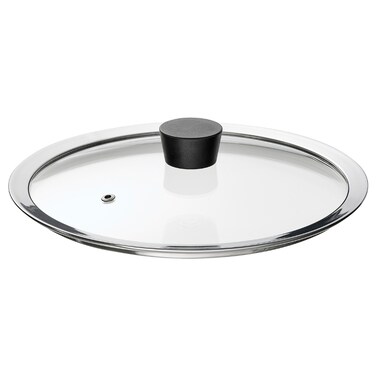 Pan Lid Glass Fits Frying Pans With Diameter 24Cm And 8 Litre Pots 25cm