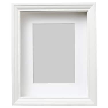 Frame Motif On The Front Or Back Of The Extra Deep Frame White 20X25cm