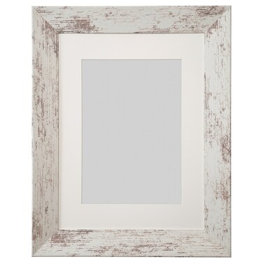 Frame White Stained Pine Effect 30X40cm