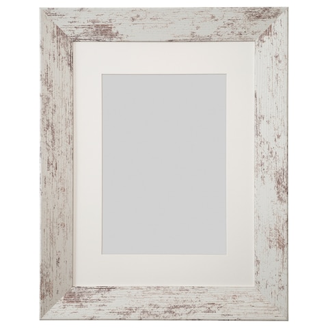 Frame White Stained Pine Effect 30X40cm