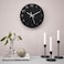 Wallclock Wall Paint Will Be Visible Through The Clock&acute;s Black 30cm