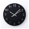 Wallclock Wall Paint Will Be Visible Through The Clock&acute;s Black 30cm