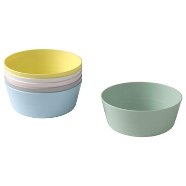 Bowl Colourful Impact Resistant Scratch Resistant And Grip